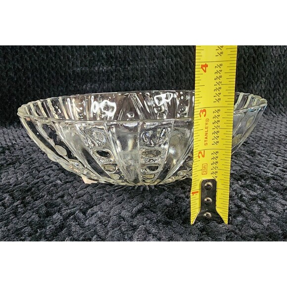 Vintage Anchor Hocking “Bubble” Oyster Pearl Serving Bowl – 1930s–1940s – USA - Picture 8 of 8